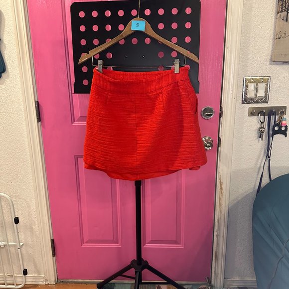 Red Mini Skirt - Picture 2 of 2